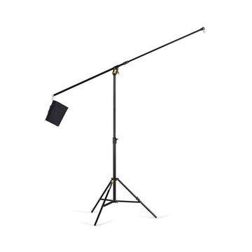 USED MANFROTTO COMBI-BOOM STAND BLACK ALUMINIUM WITH SAND BAG (420B) - Suffusion Limited